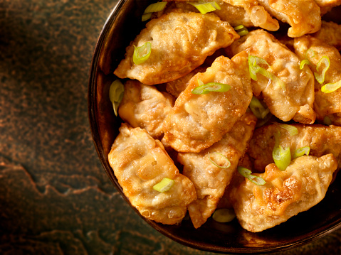 Pot Stickers or Dumplings-Photographed on Hasselblad H3D2-39mb Camera