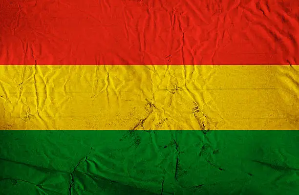 Photo of Grunge Bolivian flag