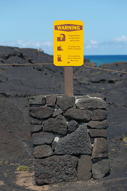 istock Tropical Hawaii The Big Island Danger Cliffs and Waves 515140535
