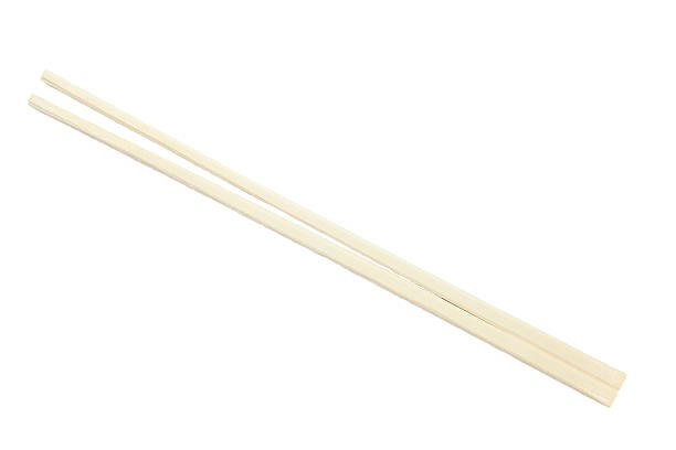 istock Recycle chopstick for use at restaurant isolated on white background 515140727