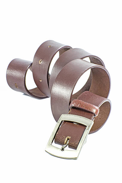 istock Male elegant belt isolated on the white 515141217