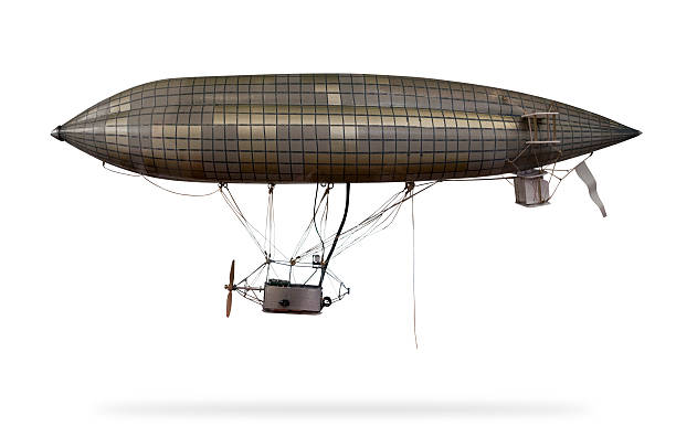 Blimp Isolated car ultralight photos stock pictures, royalty-free photos & images