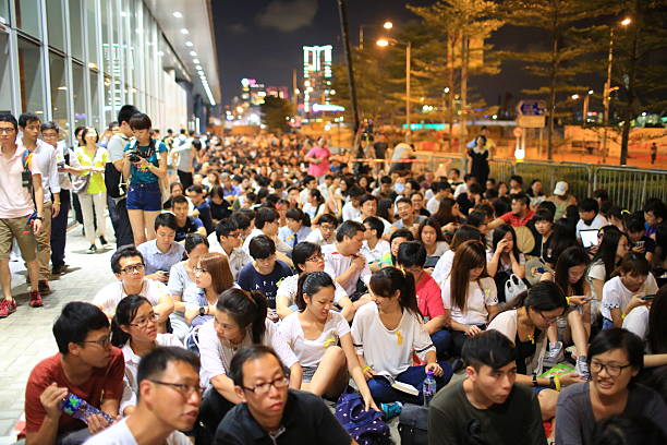 protesta en occupy central y estudiantes huelga - political rally fotografías e imágenes de stock