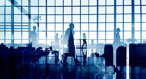 istock Business People Walking Inside the Office 515142211