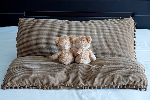 Teddy bears stock photo