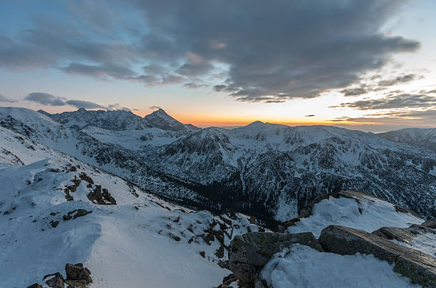 istock High Tatra mountains in the evening, winter landscape 515147028