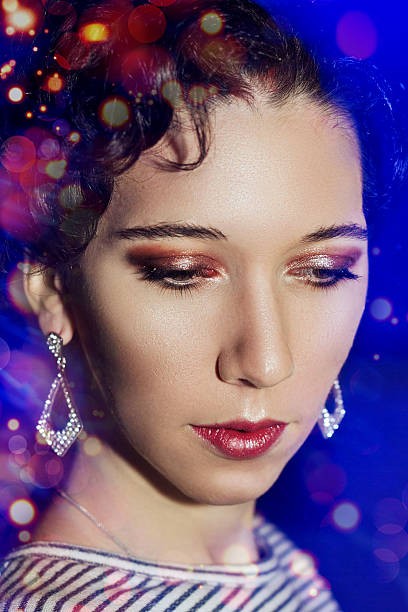 istock Young beautiful girl with make-up 515148996