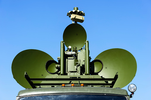 Surface-to-air or anti-aircraft missile system.