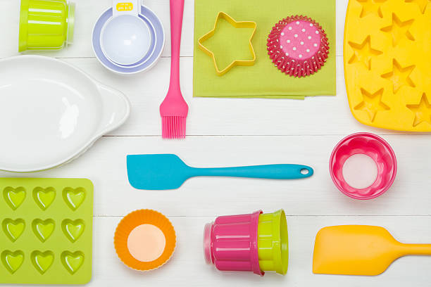 istock Bakery And Cooking Tools. Silicone Moulds, Cupcake Cases. Measur 515152288