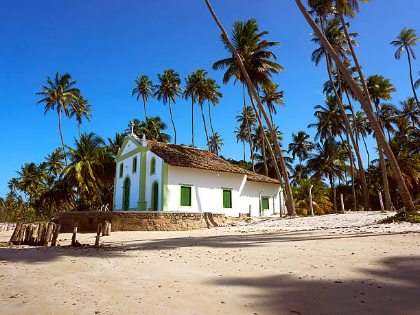 istock Church in Carneiros Beach - Brazil 515154314