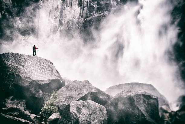 wanderlust - yosemite falls bildbanksfoton och bilder