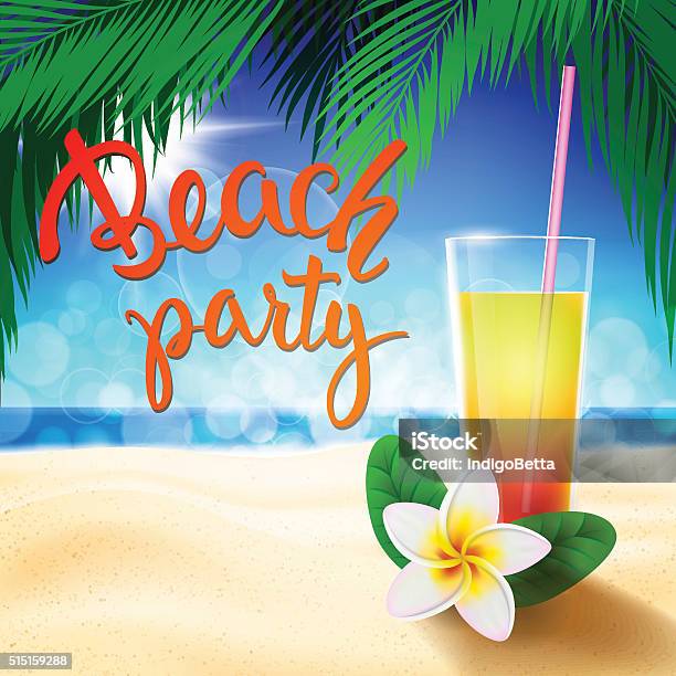 Summer Holidays Design Template Stock Illustration - Download Image Now - Banner - Sign, Beach, Beach Party