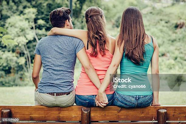 Love Triangle Stock Photo - Download Image Now - Infidelity, Three People, Love - Emotion