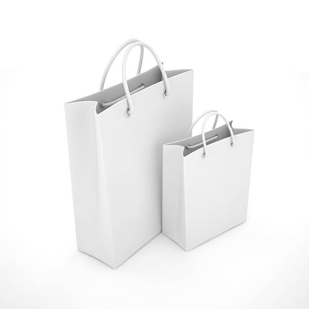 istock Paper Shopping Bags isolated on white 515160246
