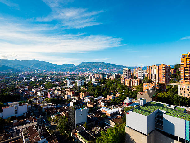 Municipality of Medellin in Colombia stock photo