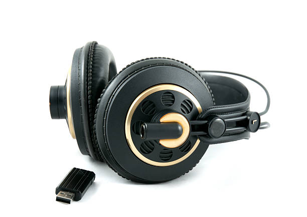 istock Headphones and Flash Drive 515167291