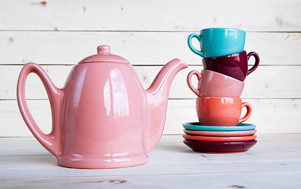 istock teapot and cup on a wooden tray 515167871