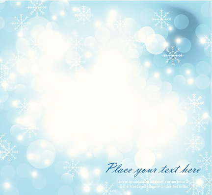 Abstract winter snowflakes background. EPS10