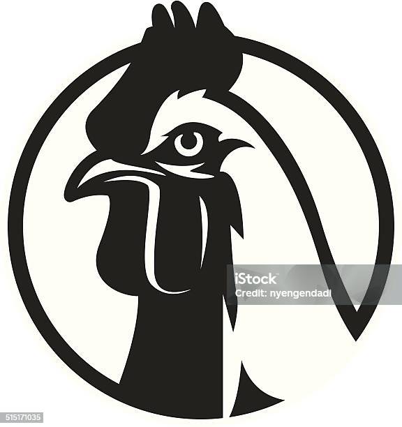 Rooster Stock Illustration - Download Image Now - Animal, Black Color, Chicken - Bird