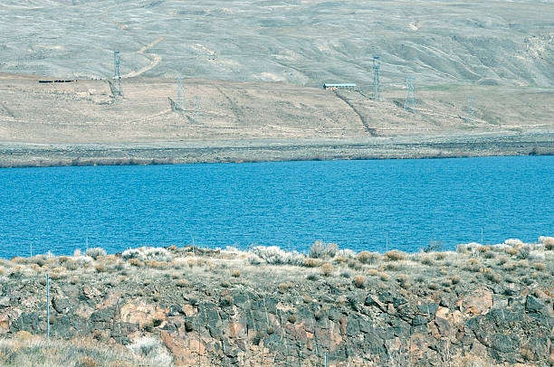 Wanapum Lake Colombia River Wild Horses Monument High Desert Vantage Washington