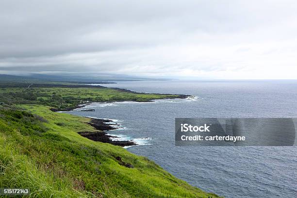 Hawaii The Big Island Tropical Vacation Destination Rocky Shoreline Stock Photo - Download Image Now