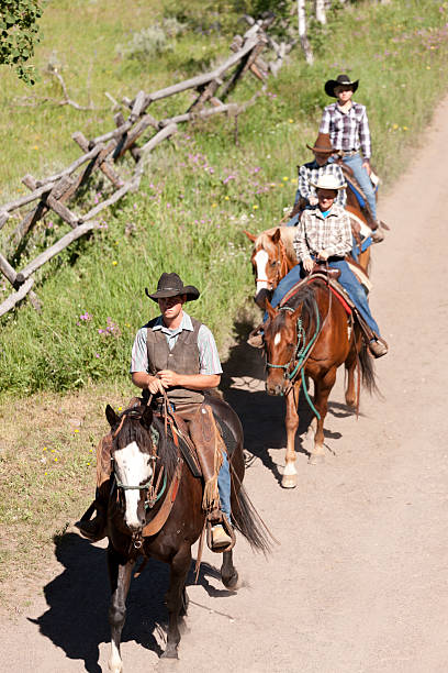 istock Young family riding out 515173907