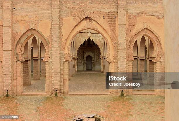 Tinmel Mosque Entryways Stock Photo - Download Image Now - Morocco, Abandoned, Adobe - Material