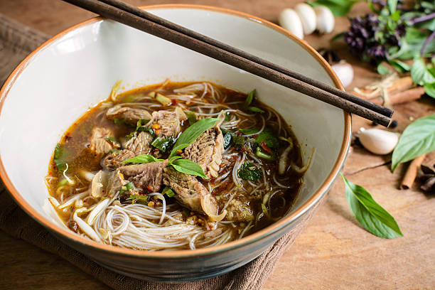 istock Noodle soup with Stewed pork 515188136