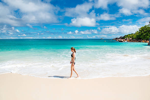 istock Young woman on the beach 515190176