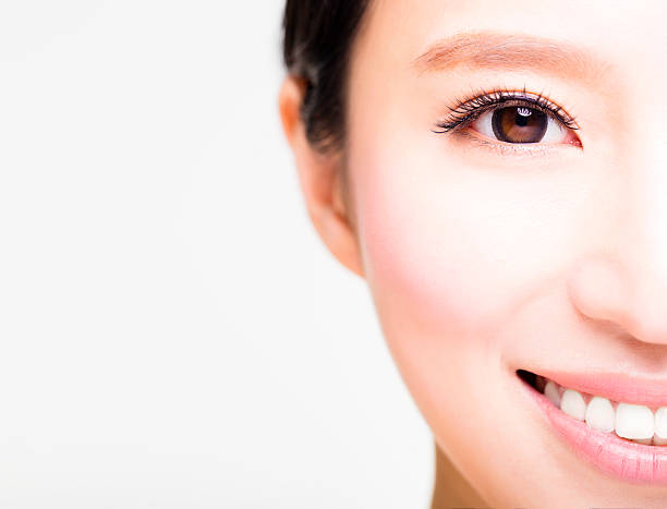 istock half face of young beautiful woman 515195334