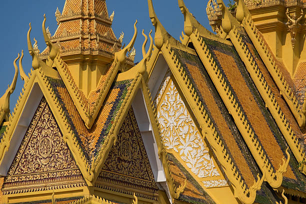 The moonlight pavilion of the Grand Palace in Phnom Penh, Cambodia.