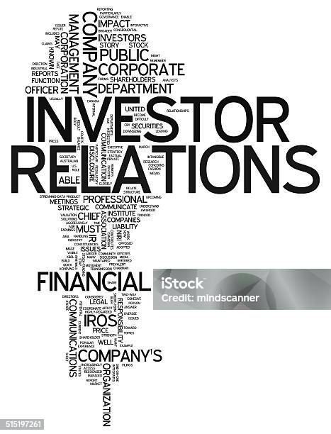 Word Cloud Investor Relations Stock Illustration - Download Image Now - Shareholder, Bonding, CFO