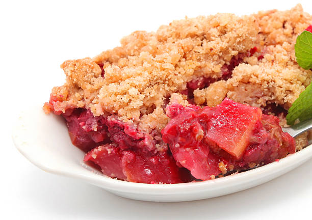 istock Baked Apple and cranberry with Brazil nut crumble 515197583