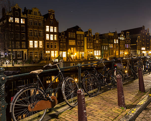 istock Bikes and Buildings along the Amsterdam Canals 515199110