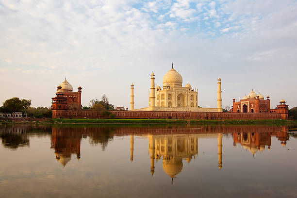istock Taj Mahal in sunrise light, Agra, India 515199240