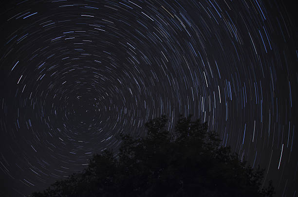 istock Startrails with Polaris in Italy 515199561