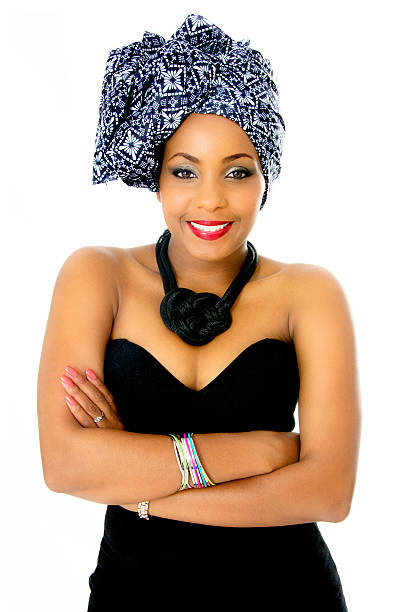 istock Female Model wearing Traditional Headdress 515200189
