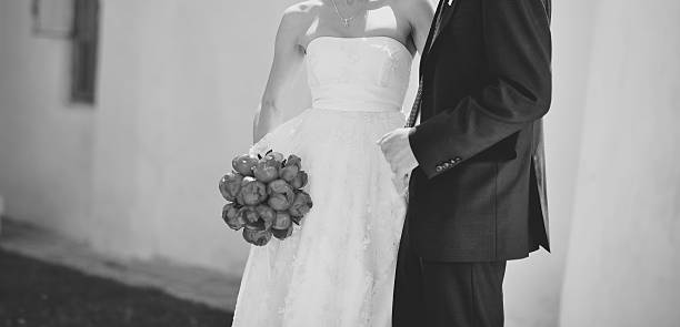 istock Young wedding couple. Groom and bride together. 515200453