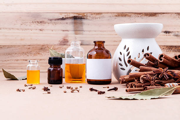 istock Bottle of essential oil . 515200950