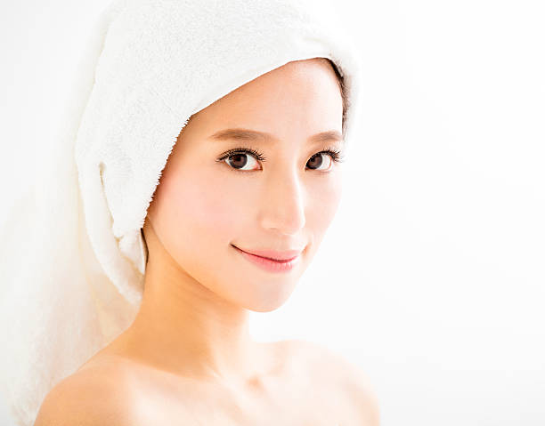 istock closeup beautiful young   woman  face 515201634