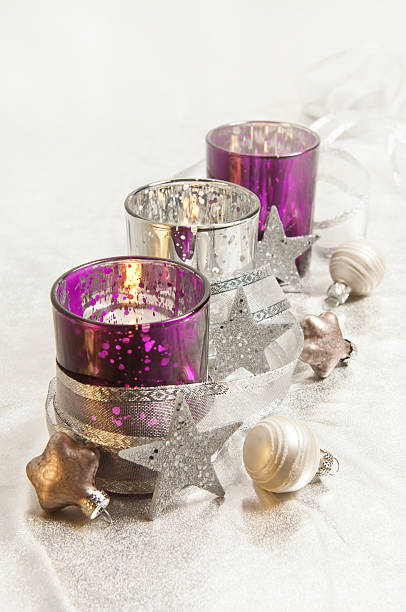 istock purple Christmas decoration 515201961