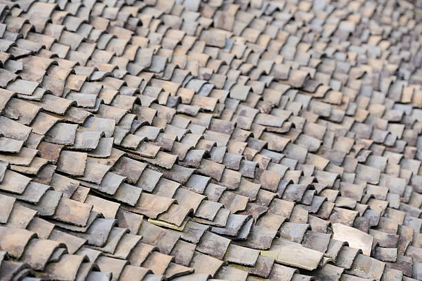 istock Traditional Chinese tiles roof background. 515223654