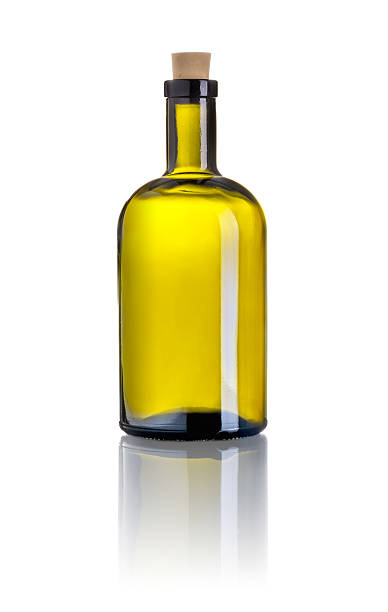 istock Brown liquor bottle on a white background 515224018