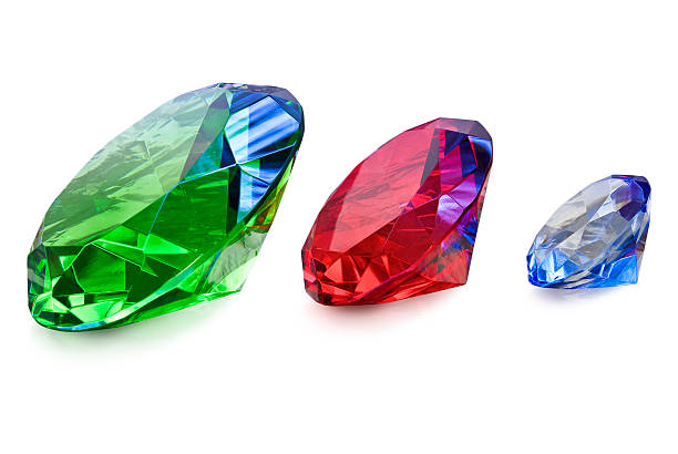 Shimmer and play colors in a rainbow diamond. Diamond texture close up, 3d illustration. microscope photo
