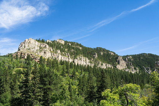 Spearfish Canyon in the Black Hills of South Dakota.