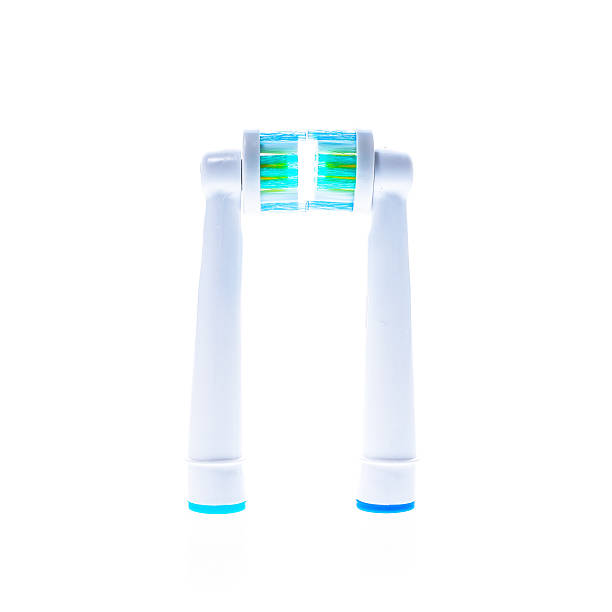 istock Electric Toothbrush replacement heads with color rings 515225098