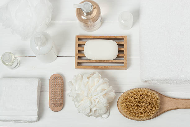 istock Spa Kit. Shampoo, Soap Bar And Liquid. Shower Gel. Aromatherapy 515225786