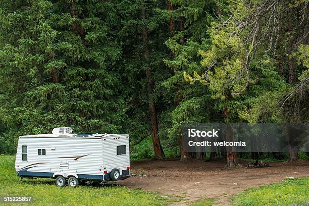 Camper Boondocking Stock Photo - Download Image Now - Camping, Camper Trailer, Motor Home