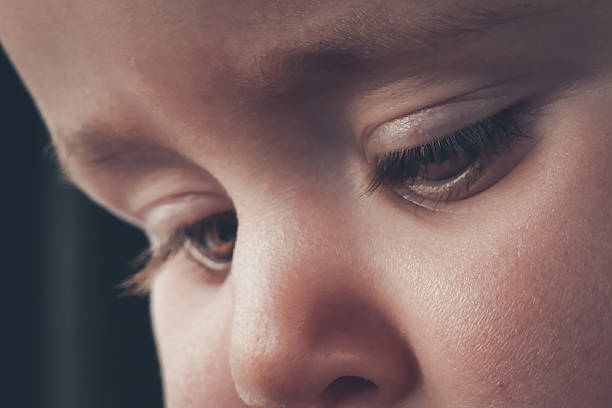 istock Baby girl eyes close up 515230830