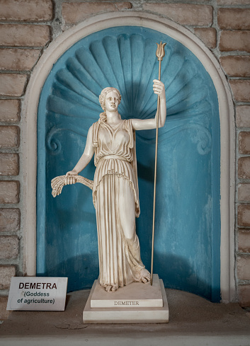 Demeter the ancient Greek goddess of harvest